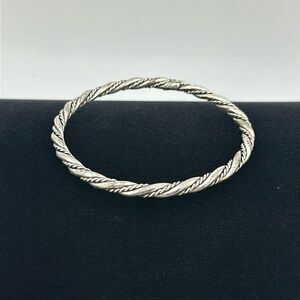 Danecraft Sterling silver Heavy twisted rope bracelet